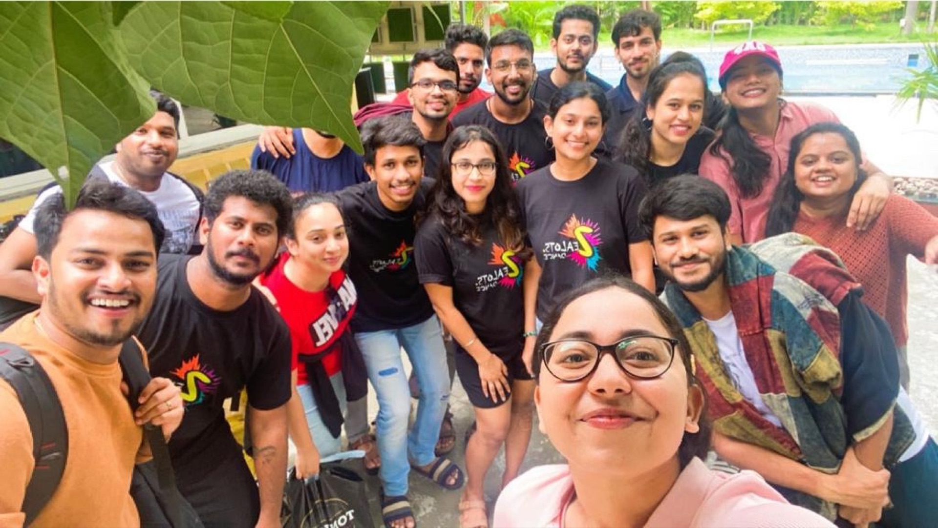 Zealots Dance Crew team outing group photo