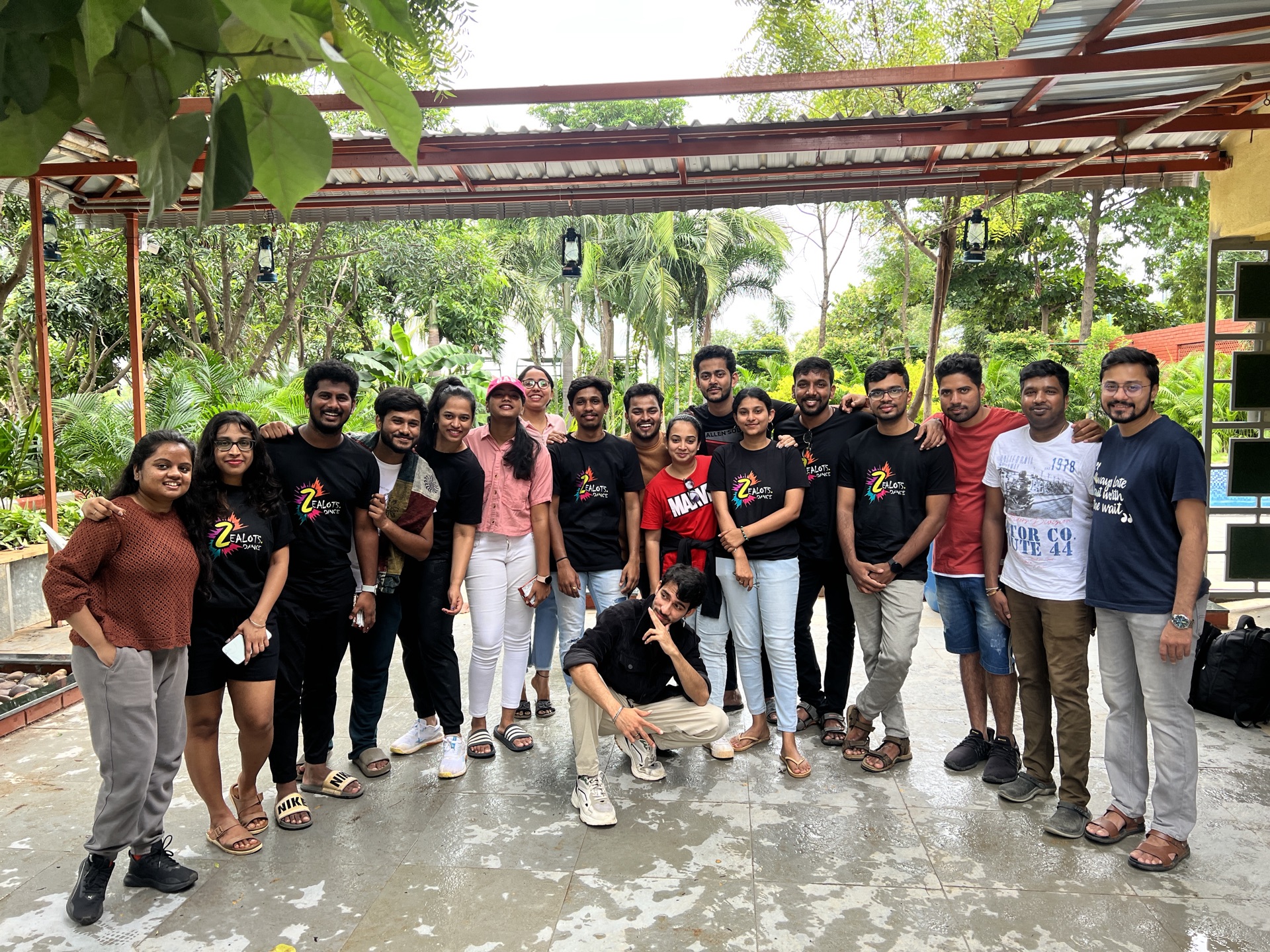 Zealots Dance Crew crew outing together Hyderabad